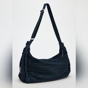 Zara Textured Shoulder Bag